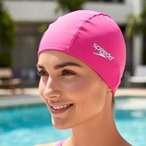 Speedo Vibrant Pink Swim Cap